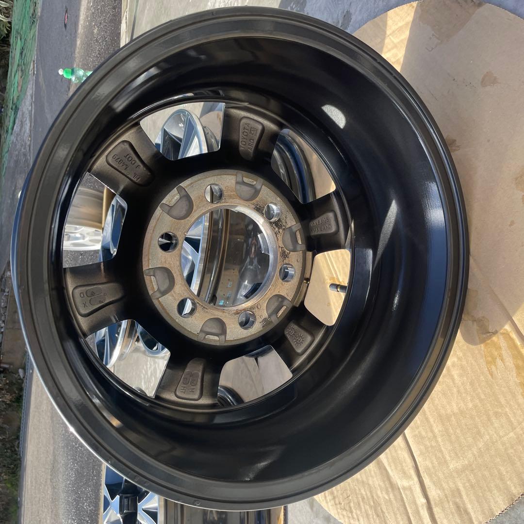 ハイエース　純正アルミホイール4本　新車外し