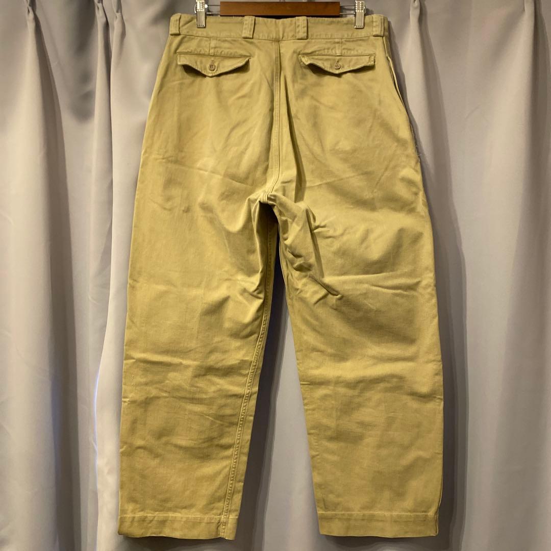 60's French Army M-52 コットンツイルチノトラウザー