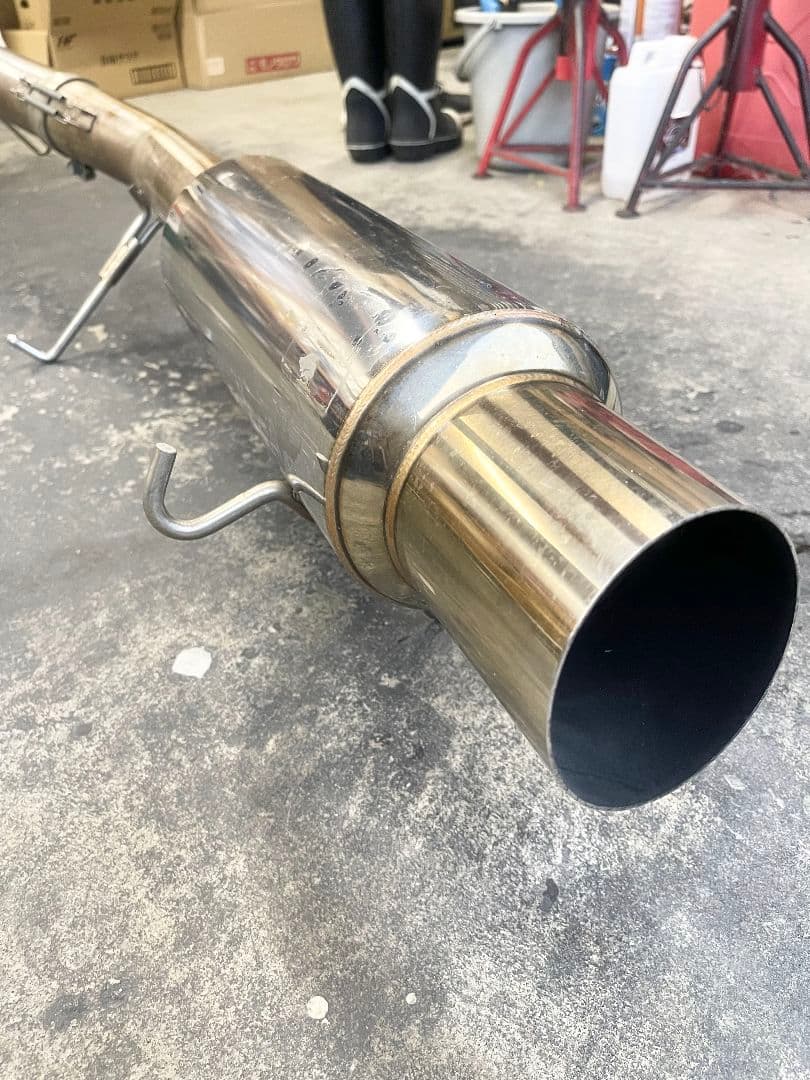 w*a様 ◆マツダRX-7FC3S用◆RS☆Rステンレスマフラー◆100Φ割れな