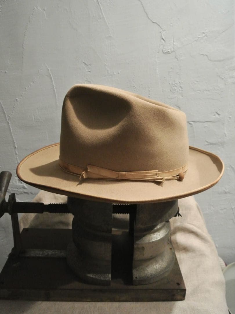 帽子 50s Vintage Stetson 3X BEAVER 1/4 58cm