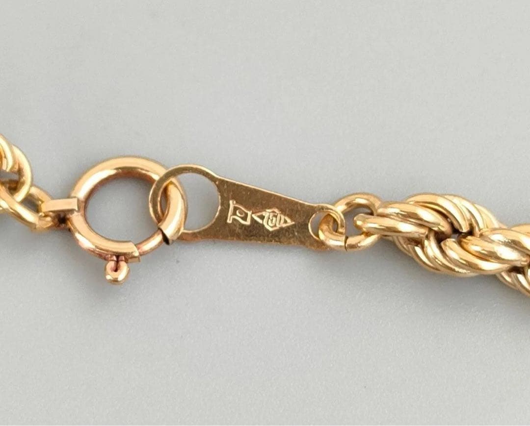 5*9様 K18 750 ゴールド ツイストロープ ブレスレット5.2ｇ