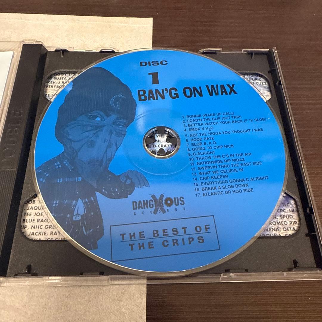 洋楽 G RAP BANG'N ON WAX / best of the crips