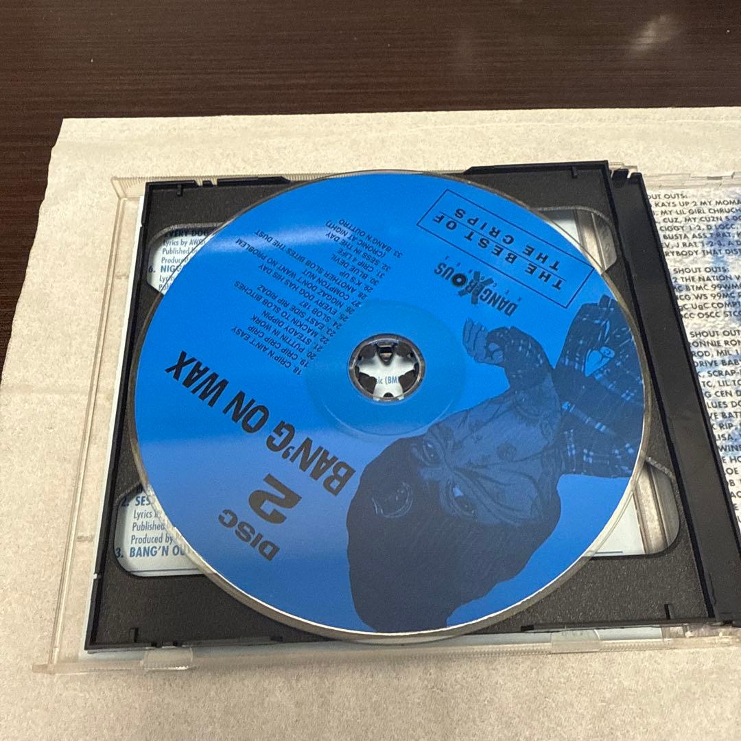 洋楽 G RAP BANG'N ON WAX / best of the crips