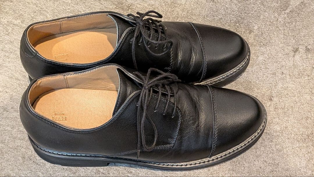 靴 WYM GENUINE LEATHER PLAIN DERBY SHOES L