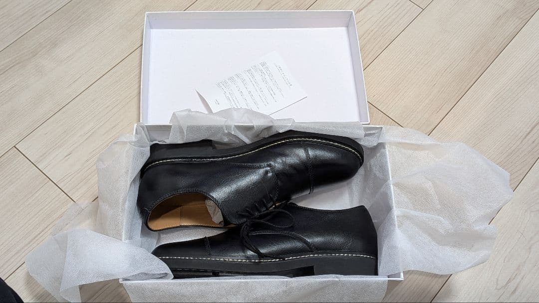 靴 WYM GENUINE LEATHER PLAIN DERBY SHOES L