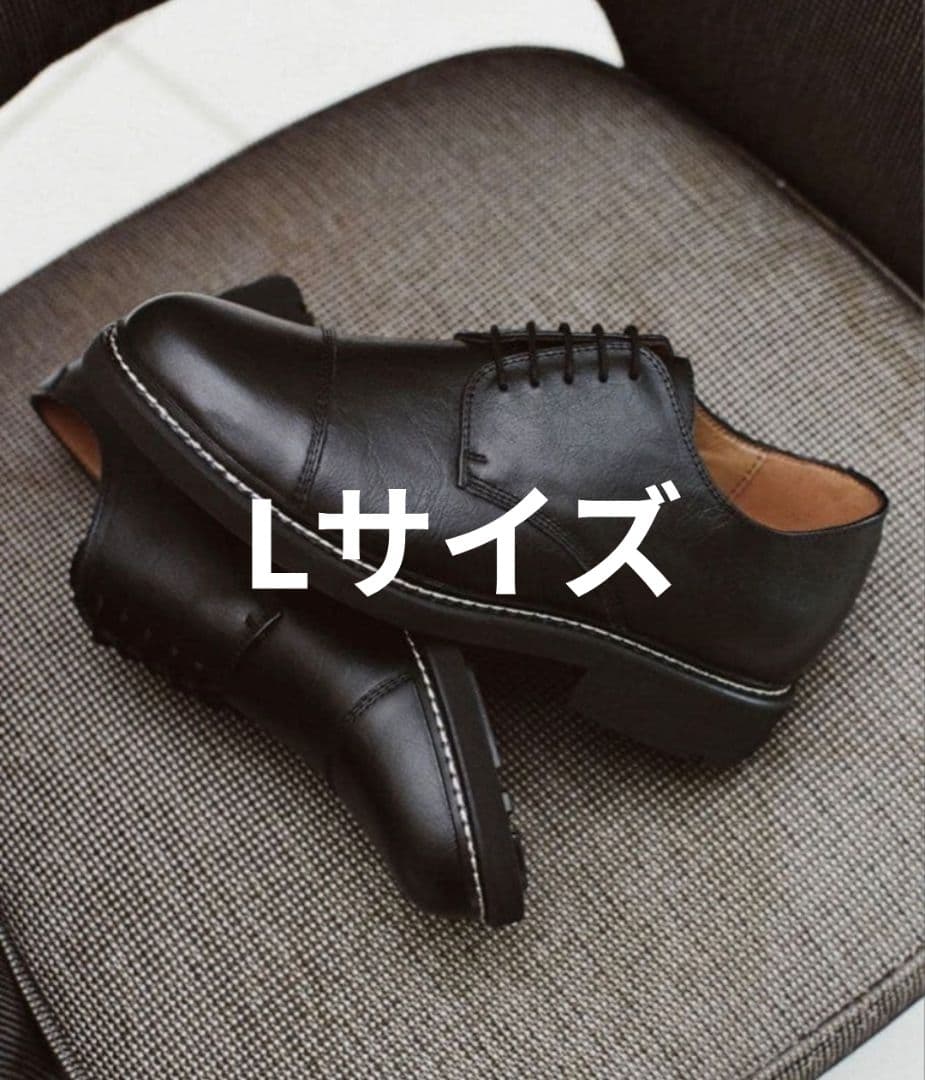 靴 WYM GENUINE LEATHER PLAIN DERBY SHOES L