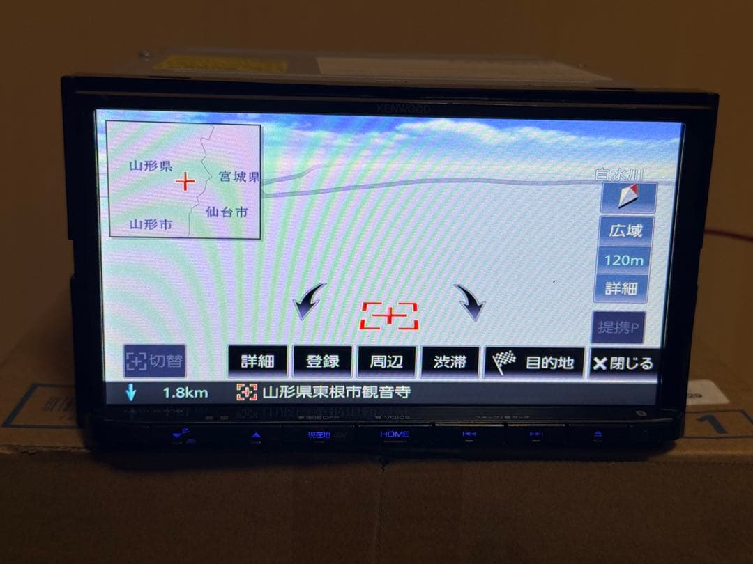 KENWOOD MDV-s708カーナビmap data 2020