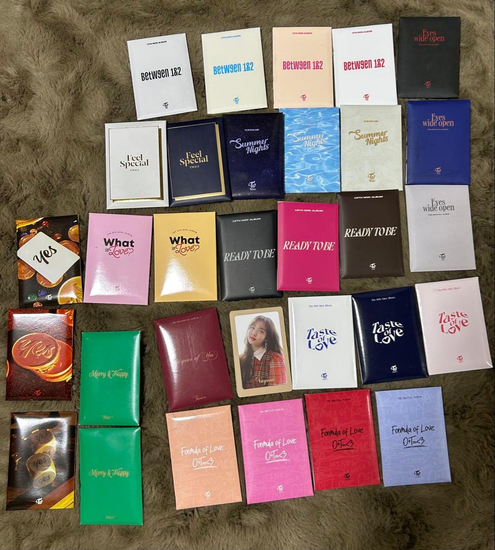 TWICE アルバムまとめ売り(トレカ付き)
