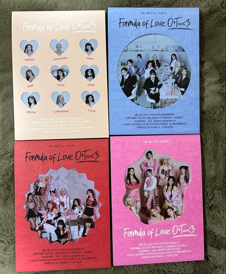 TWICE アルバムまとめ売り(トレカ付き)