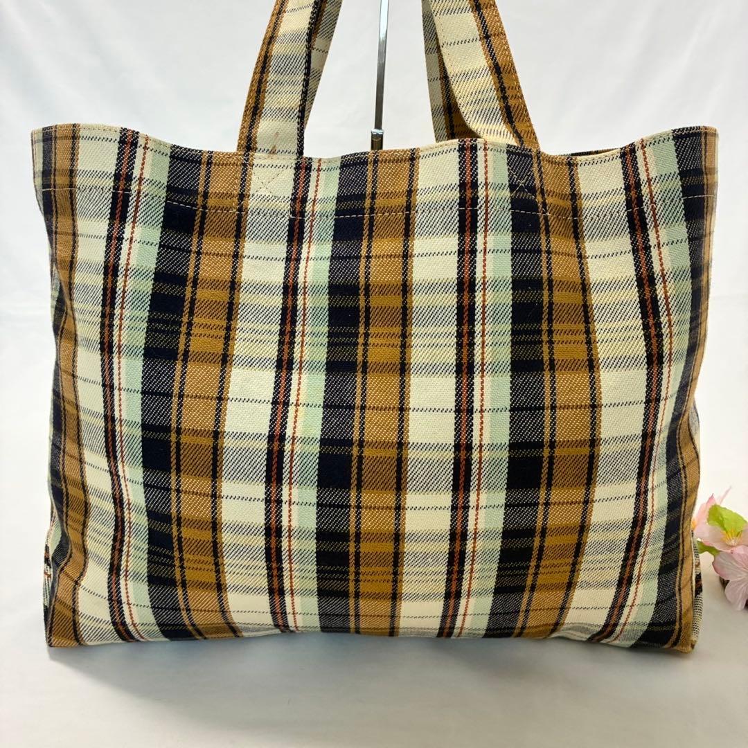 【美品】ヴィヴィアンウエストウッド トートバッグ キャンバス オーブ 総柄 茶