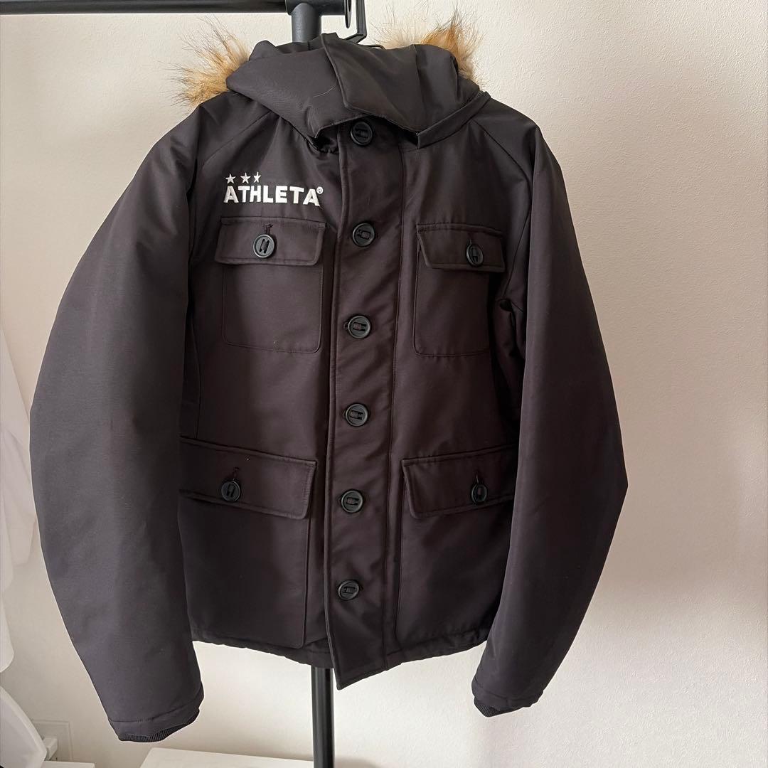 アスレタ フード付きジャケット サイズM ブラック