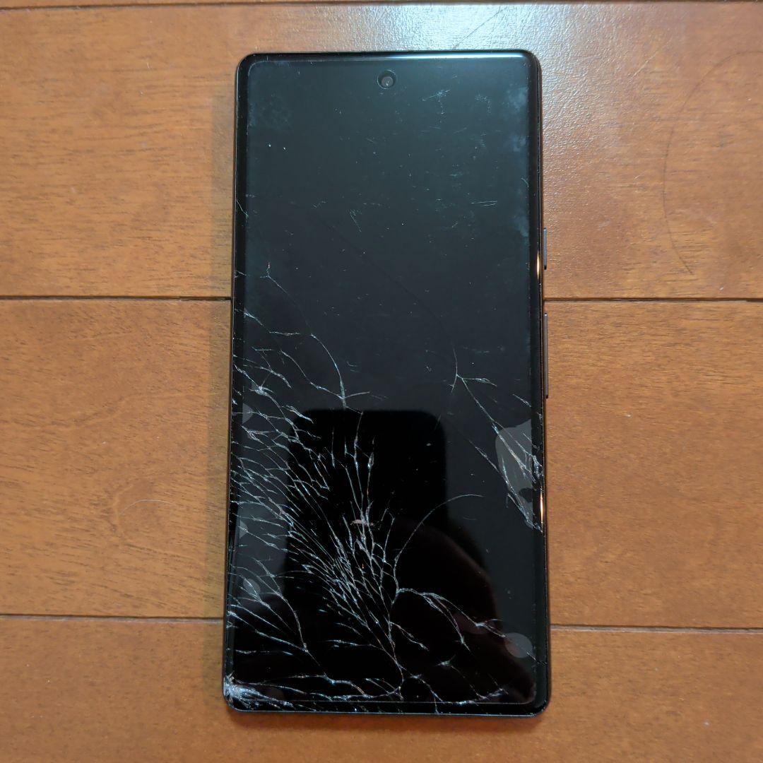Google Pixel 7a ブラック 画面にひびあり