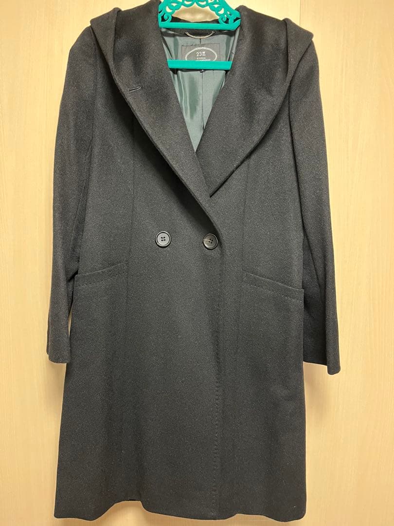 値下げ❣️【新品】23区チェスターコート　黒　M