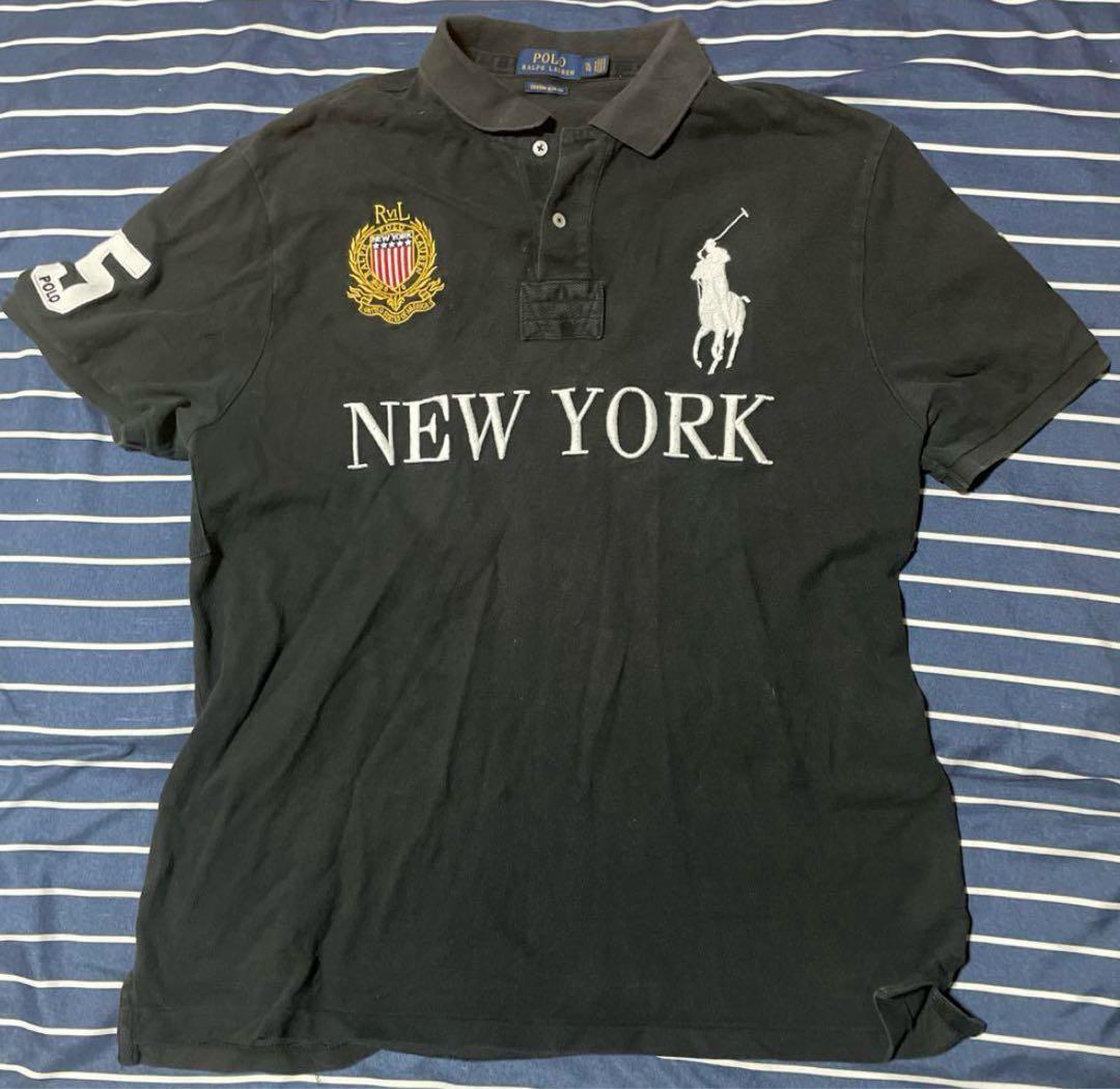 ラルフローレン NEW YORK ポロ　ビッグポニー　５　黒