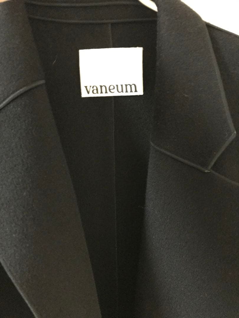 vaneum クロークコート　ブラック
