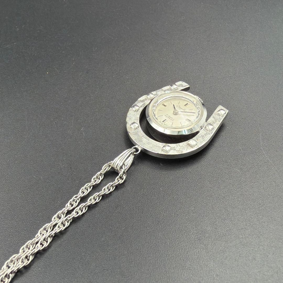 Chandler / チャンドラー 手巻き ペンダントウォッチ 馬蹄 シルバー