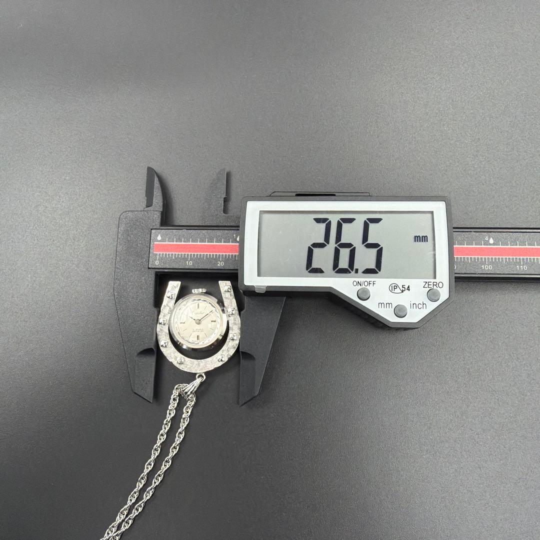 Chandler / チャンドラー 手巻き ペンダントウォッチ 馬蹄 シルバー