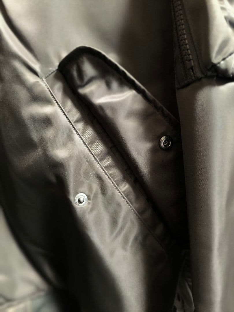 【希少美品】ユニクロ+J ハイブリッドダウンMA-1ブルゾン L 2021秋冬