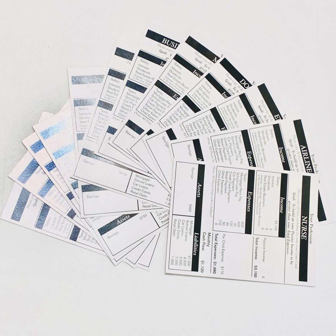 【豪華】キャッシュフロー101+202 英語版セット　101は日本語説明書付き