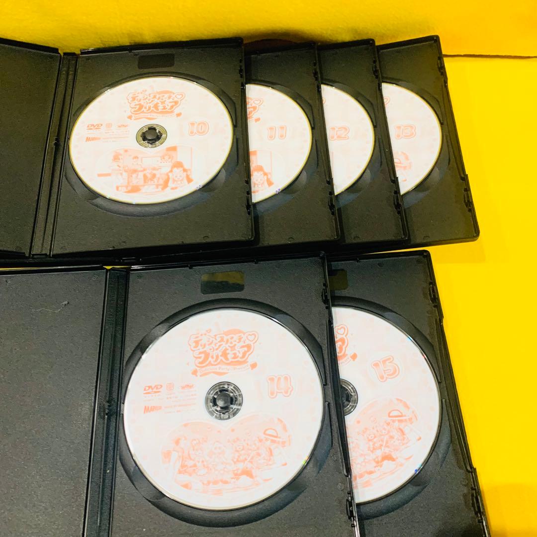 【新品ケース収納】デリシャスパーティ プリキュア DVD 全15巻 全巻セット