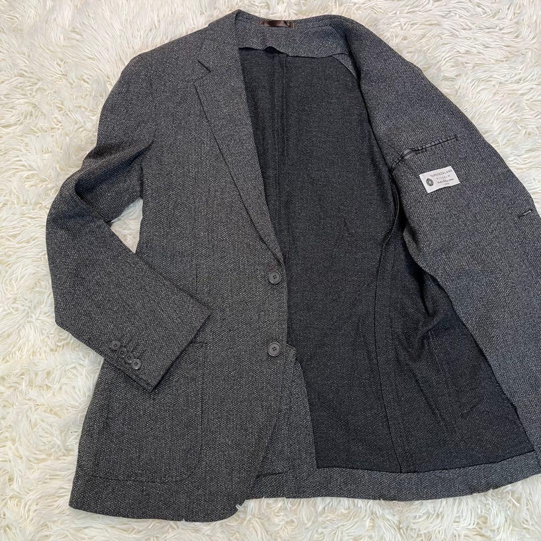 ゼニア生地✨カシミヤ混✨トゥモローランド ピルグリム テーラードジャケット L