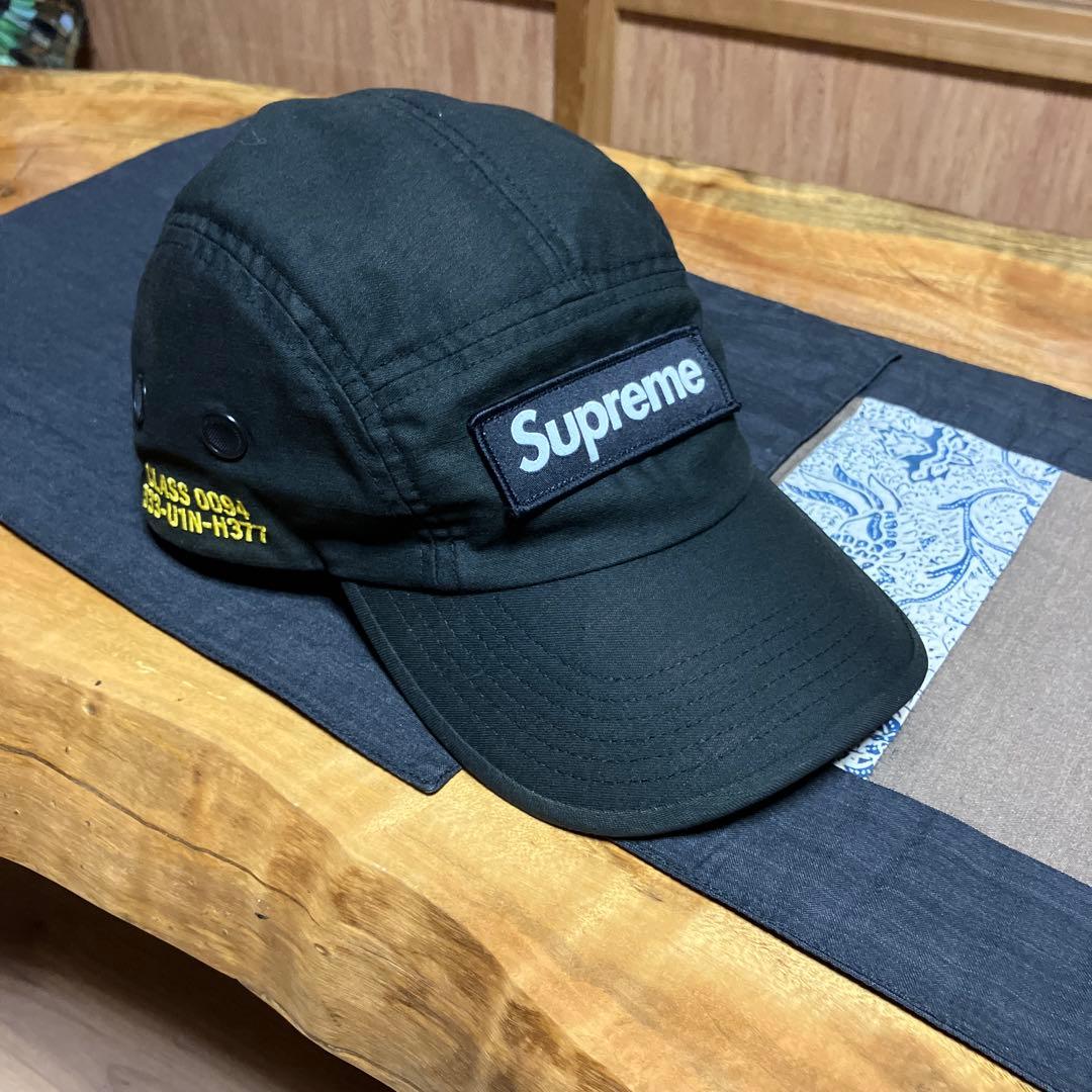 Supreme 黒 帽子 ボックスロゴ