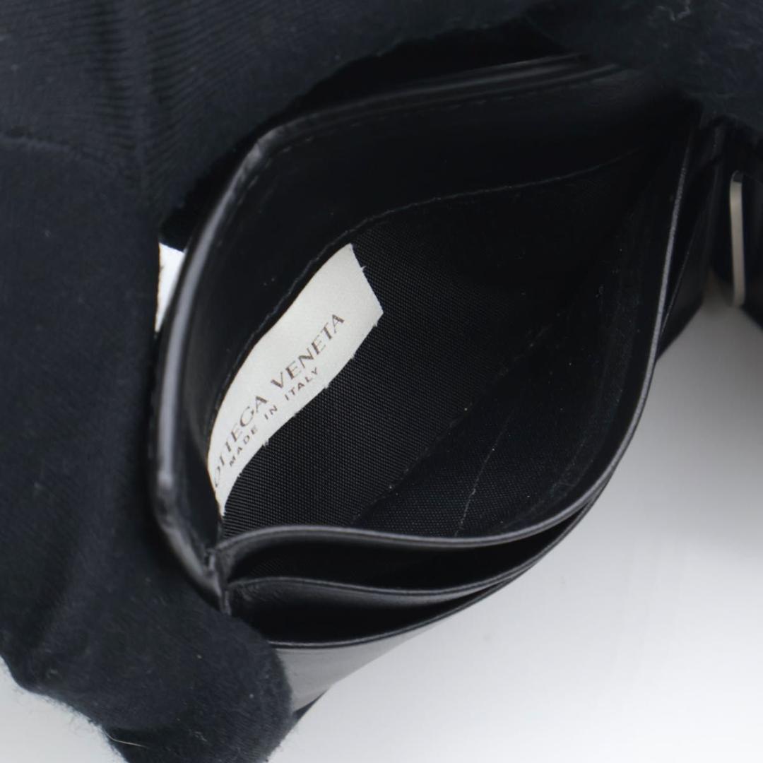 【超極美品】BOTTEGAVENETA カセット　マネークリップ　黒　レザー