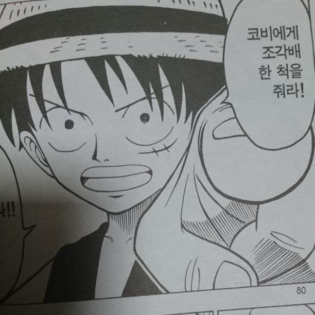 ワンピース　 第1巻　ONE PIECE 　韓国語版　ハングル