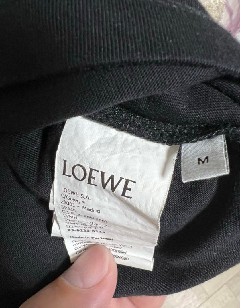 LOEWE ブラック Tシャツ M