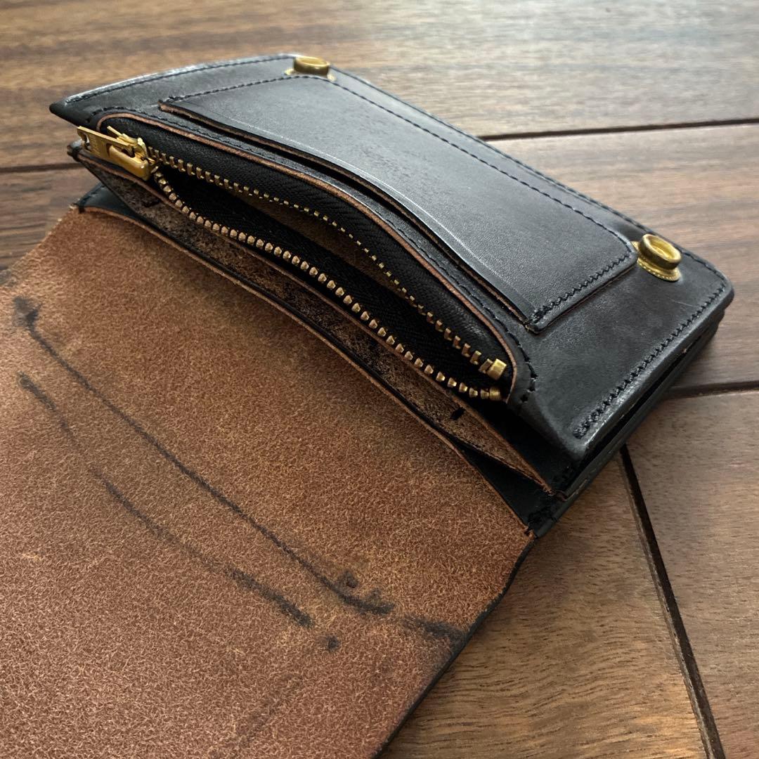 ジャンキークラシックス トラッカーウォレット ショート 真鍮 ブラス