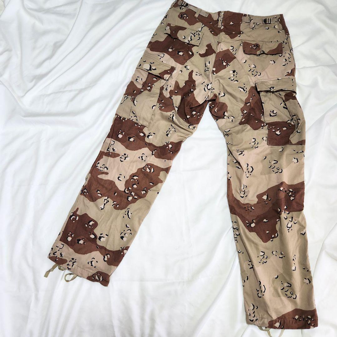 80s USA製 BDU パンツ ミリタリー チョコチップカモ 米軍実物