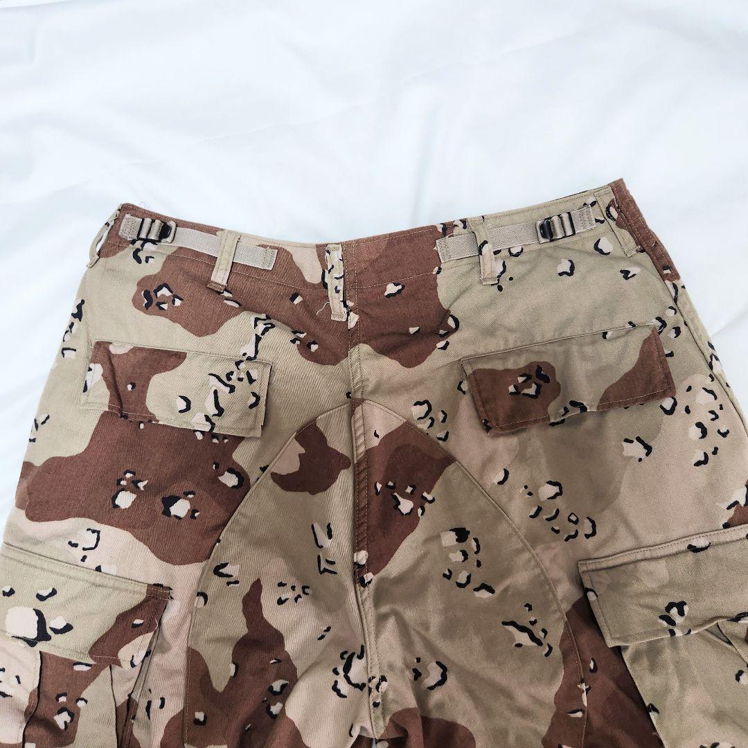 80s USA製 BDU パンツ ミリタリー チョコチップカモ 米軍実物
