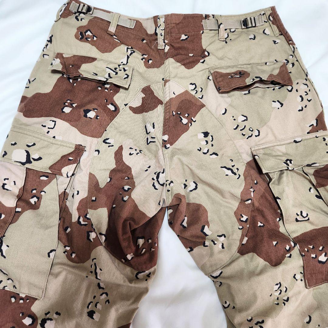 80s USA製 BDU パンツ ミリタリー チョコチップカモ 米軍実物