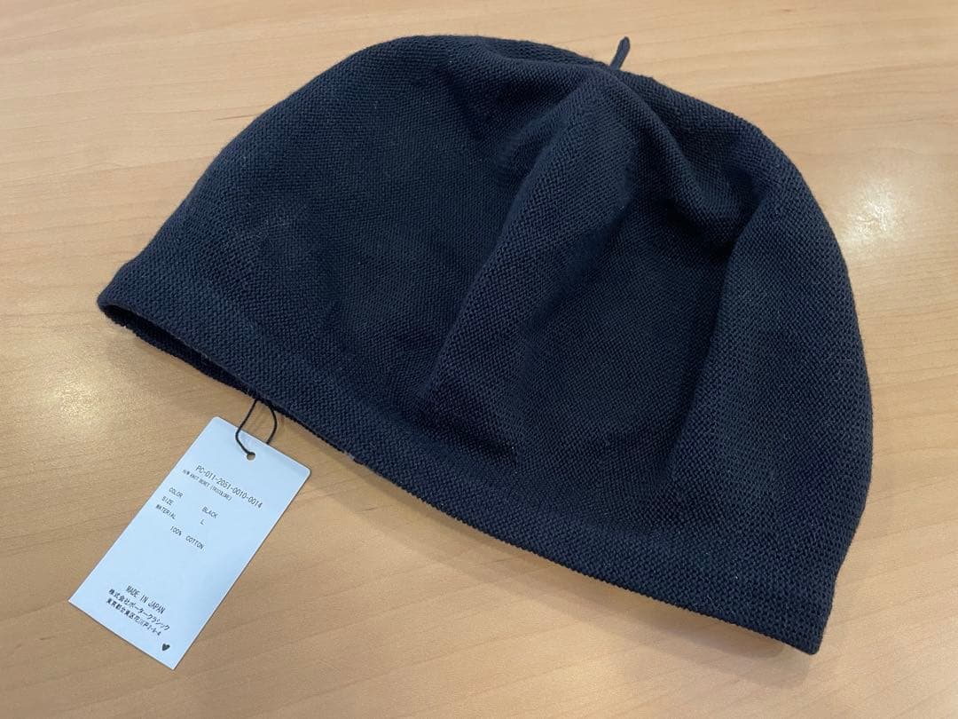 新品Porter Classic KNIT BERET BLACK Lサイズ