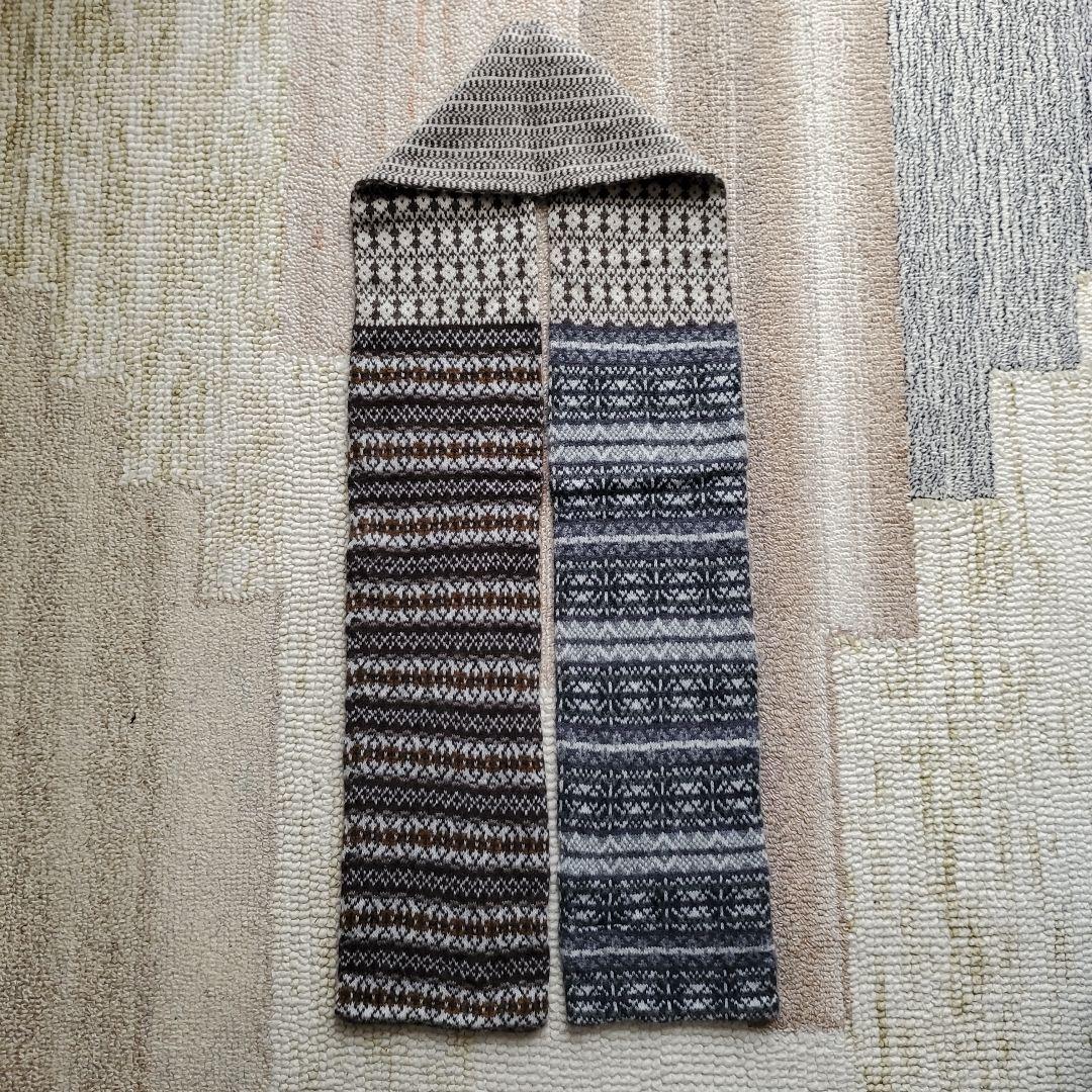 美品 ロバートマッキー スコットランド製 マフラー