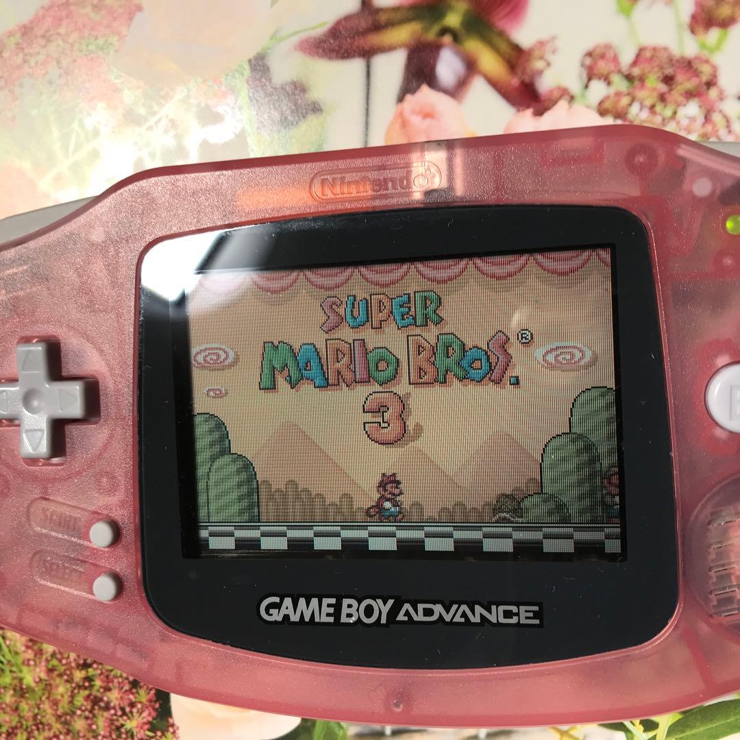 任天堂ゲームボーイアドバンス、❤️新品ガラス製スクリーンレンズ偏光板交換済、美品