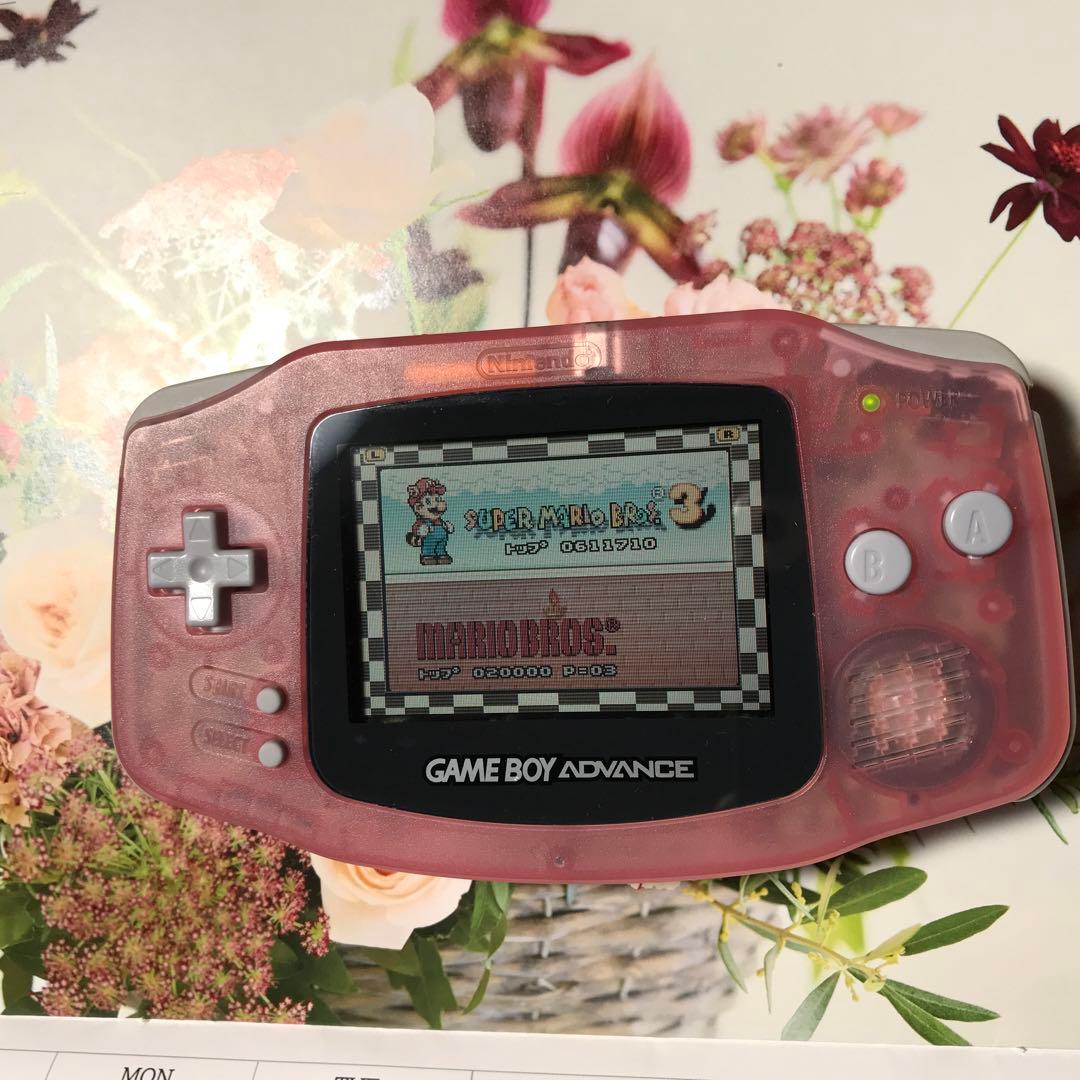 任天堂ゲームボーイアドバンス、❤️新品ガラス製スクリーンレンズ偏光板交換済、美品