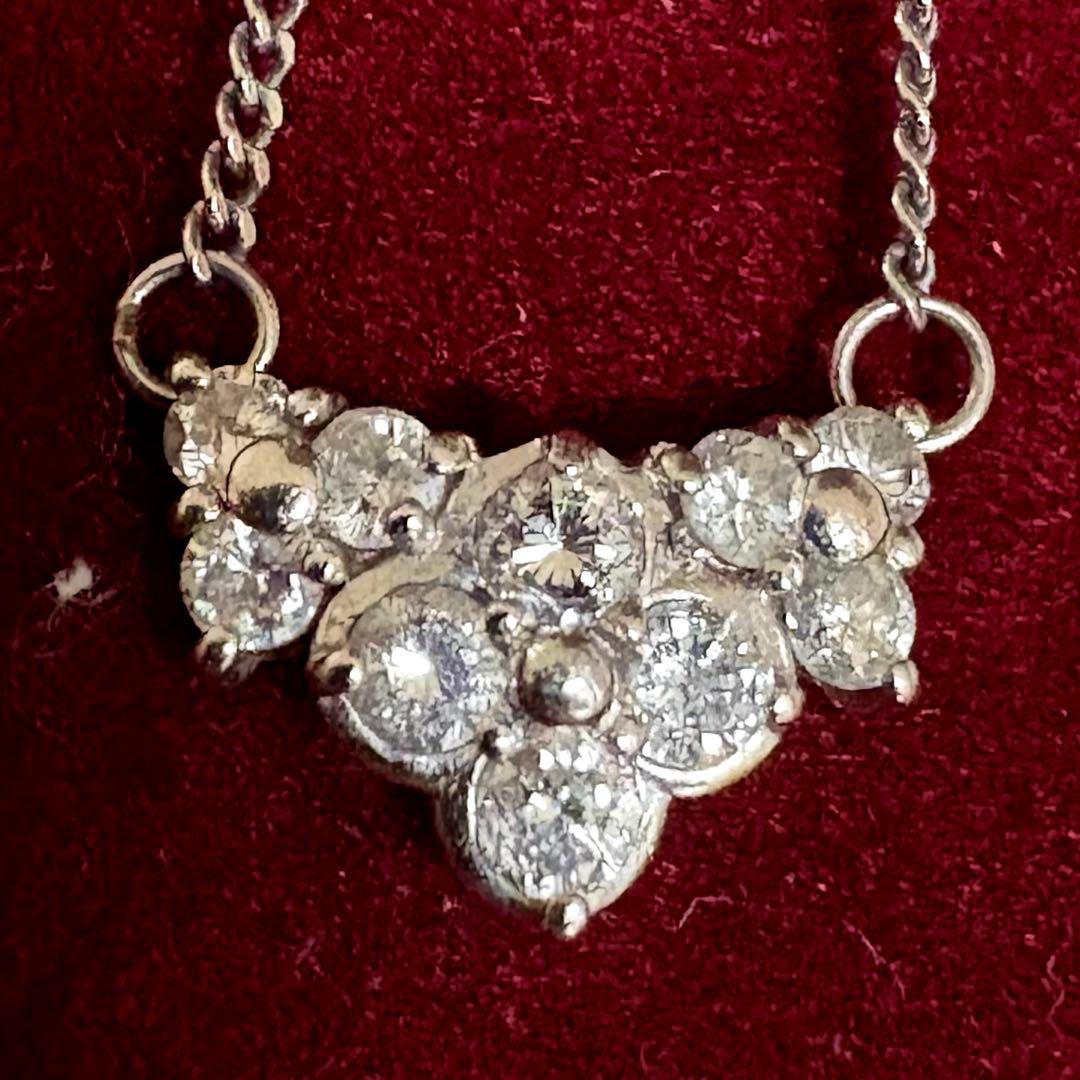 丸*山様 ジュエリーマキ　プラチナpt850 ダイヤモンドネックレス　鑑定書&刻