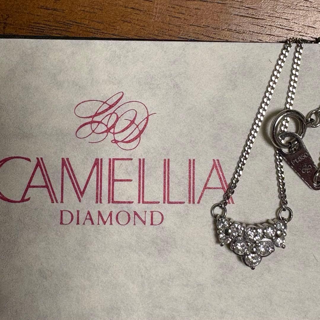 丸*山様 ジュエリーマキ　プラチナpt850 ダイヤモンドネックレス　鑑定書&刻