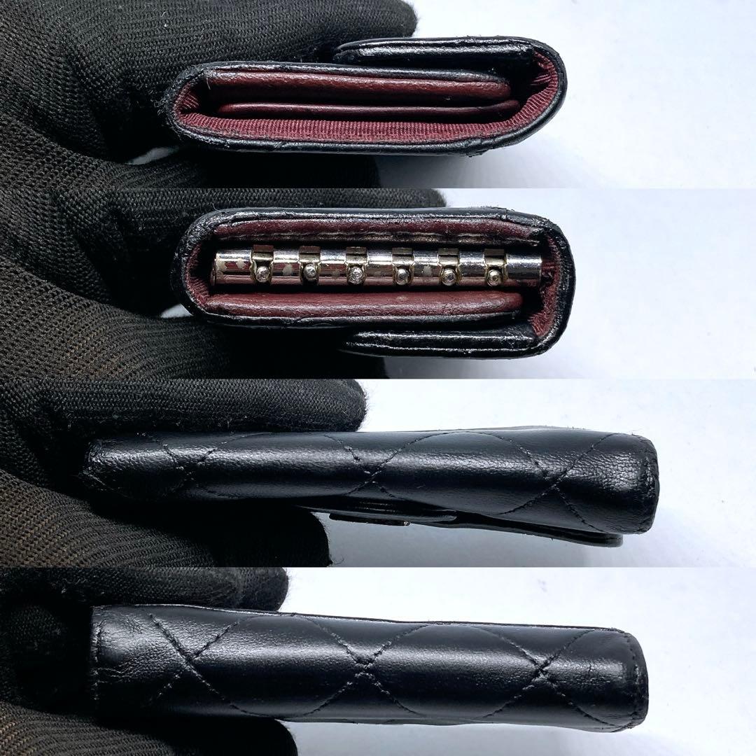 900 シャネル　ココマーク　６連キーケース　マトラッセ　黒