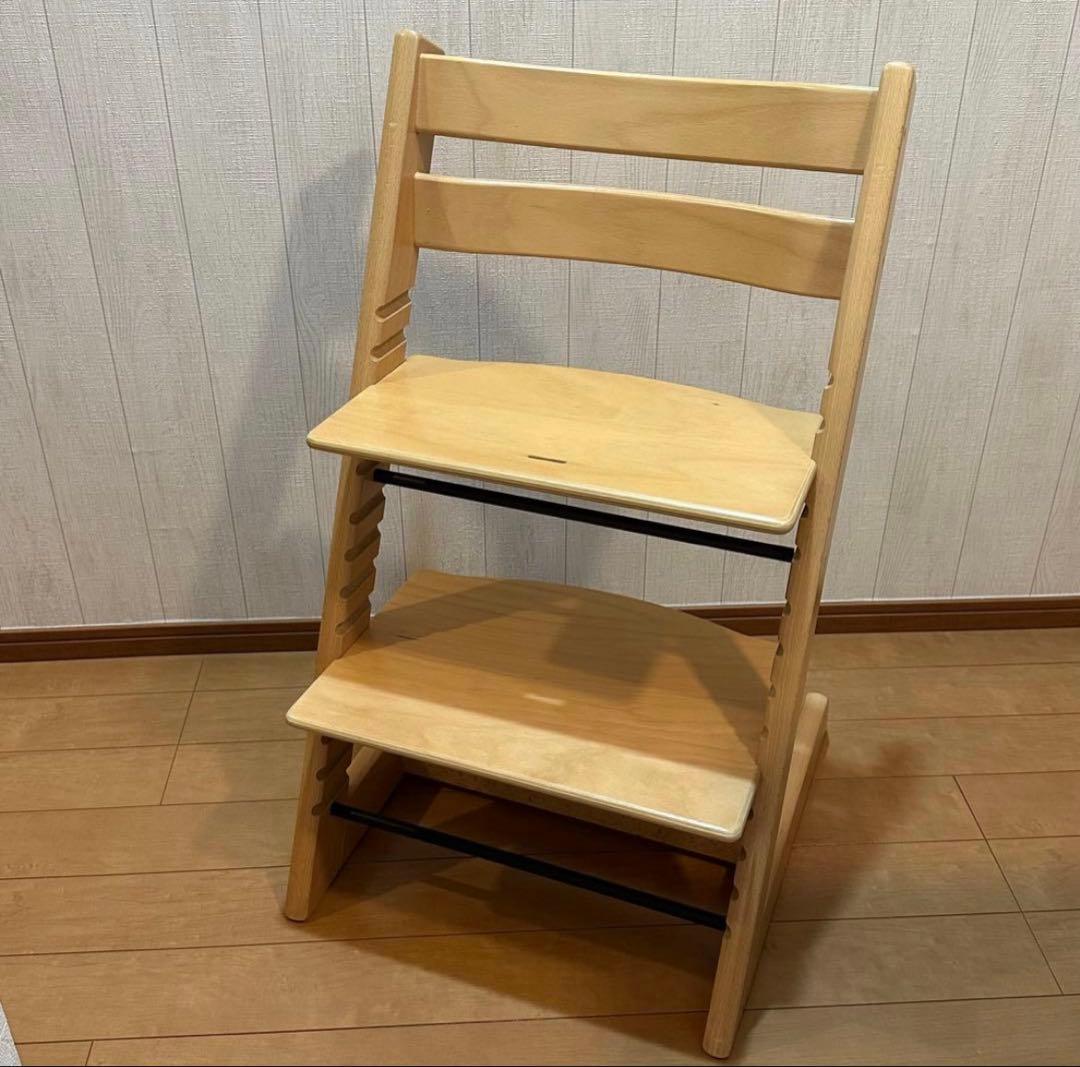 【本日限定値下げ】ストッケ　トリップトラップ　ナチュラル SN3〜