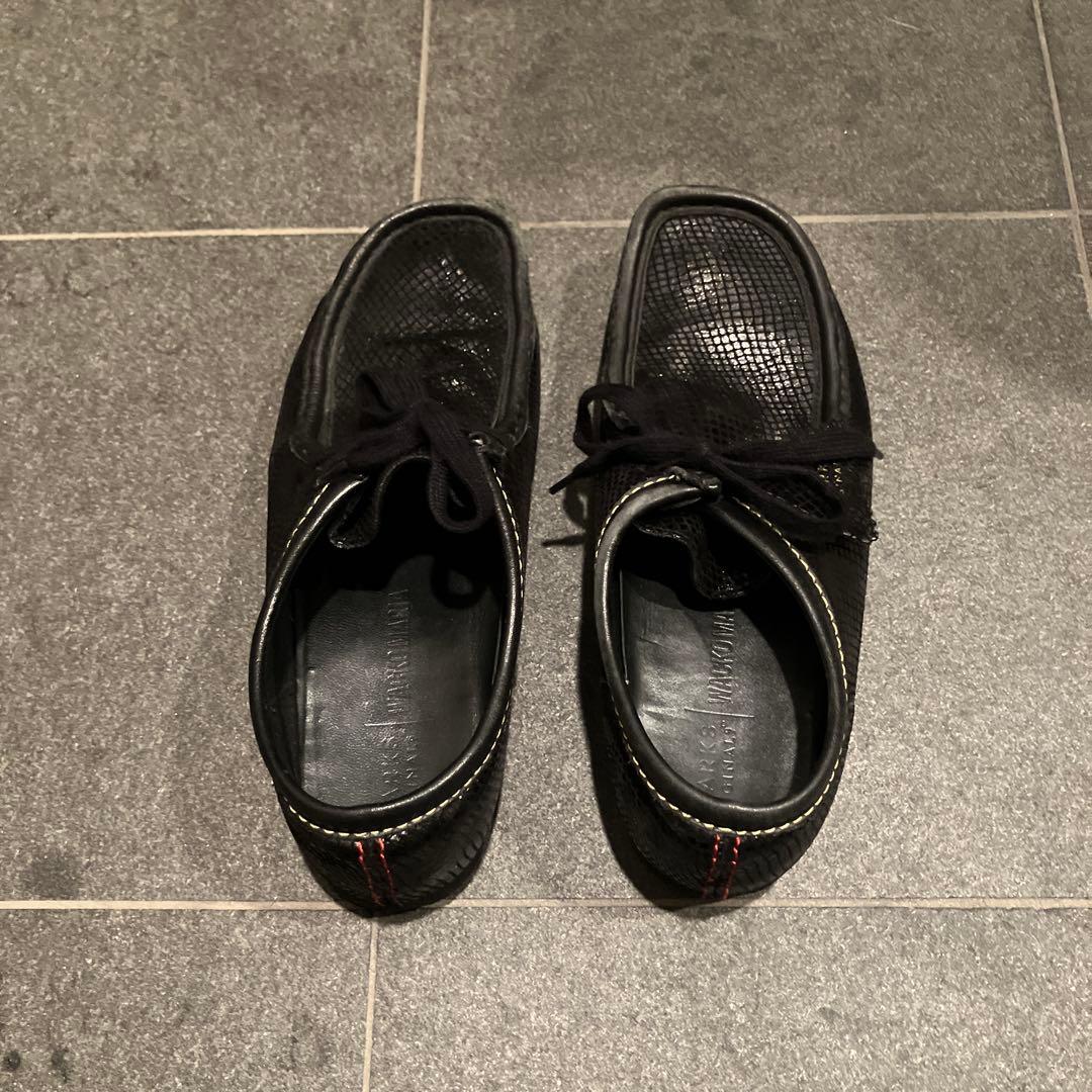 【入手困難】ワコマリア×クラークス ワラビー 23ss 蛇柄 クロコダイル