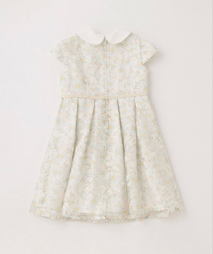 新品petit main◇プティマイン花柄ワンピース　ジャケットフォーマル120