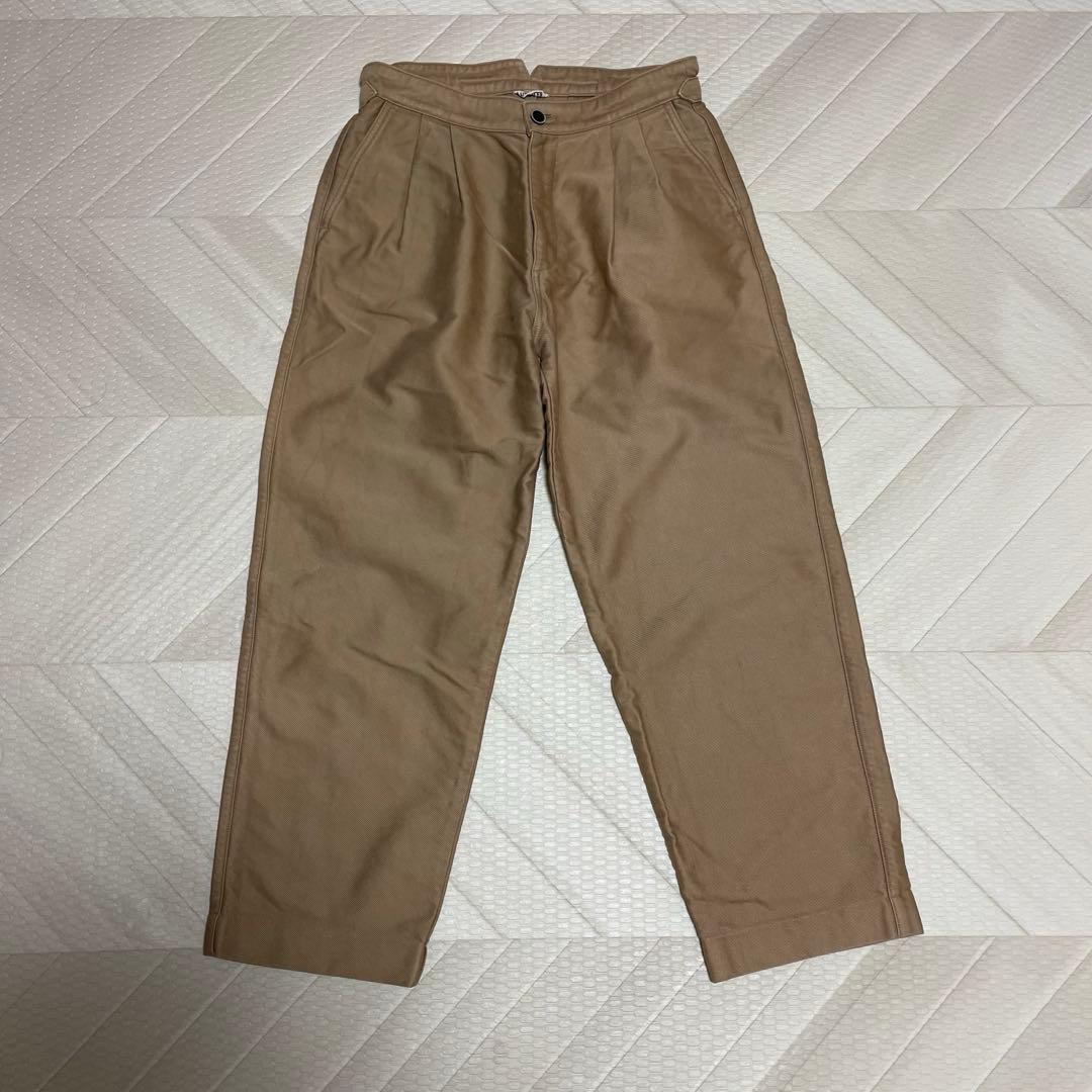 オーラリー auralee ワイドチノパン 美品