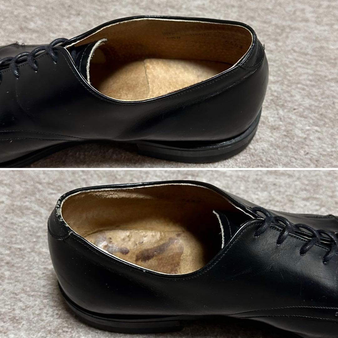 USNAVY サービスシューズ プレーントゥ 米軍 実物 80s 10 1/2