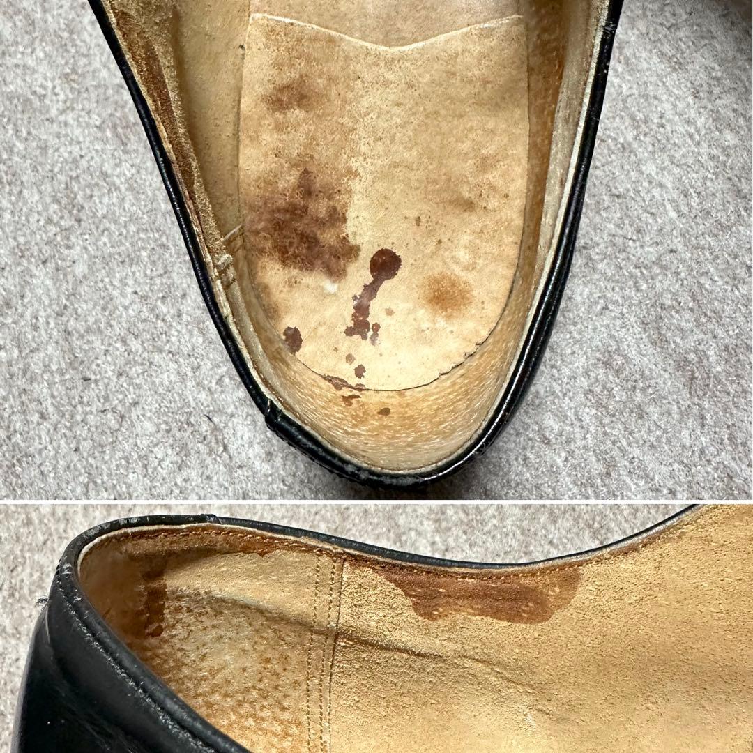 USNAVY サービスシューズ プレーントゥ 米軍 実物 80s 10 1/2