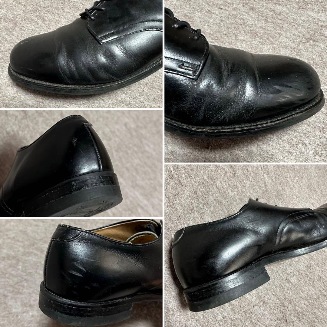 USNAVY サービスシューズ プレーントゥ 米軍 実物 80s 10 1/2