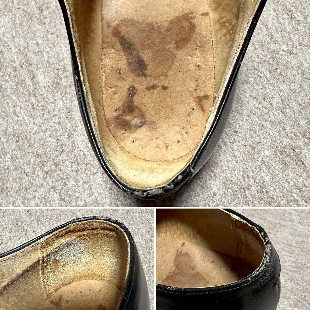 USNAVY サービスシューズ プレーントゥ 米軍 実物 80s 10 1/2