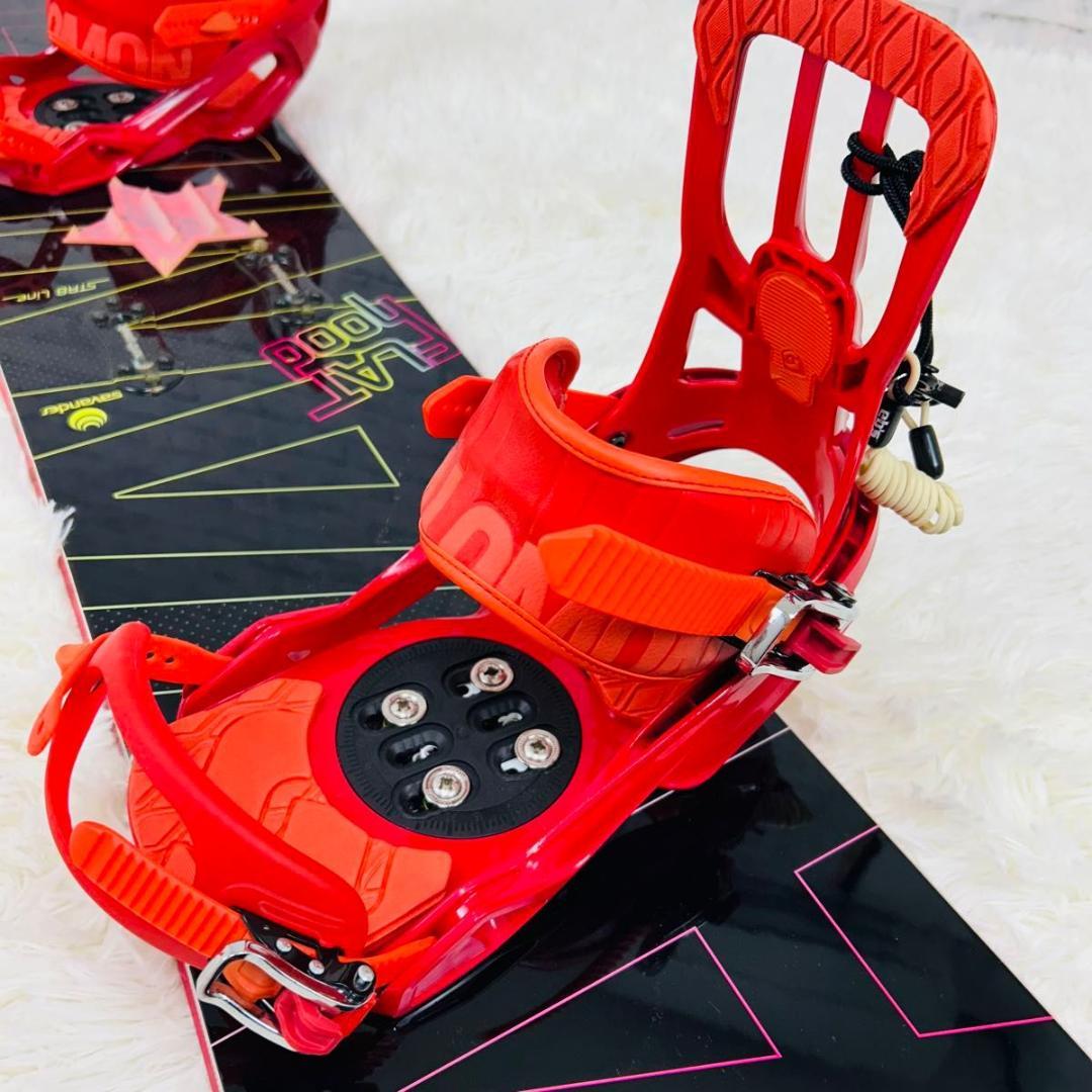 スノーボード SAVANDER ビンディング SALOMON セット 155cm