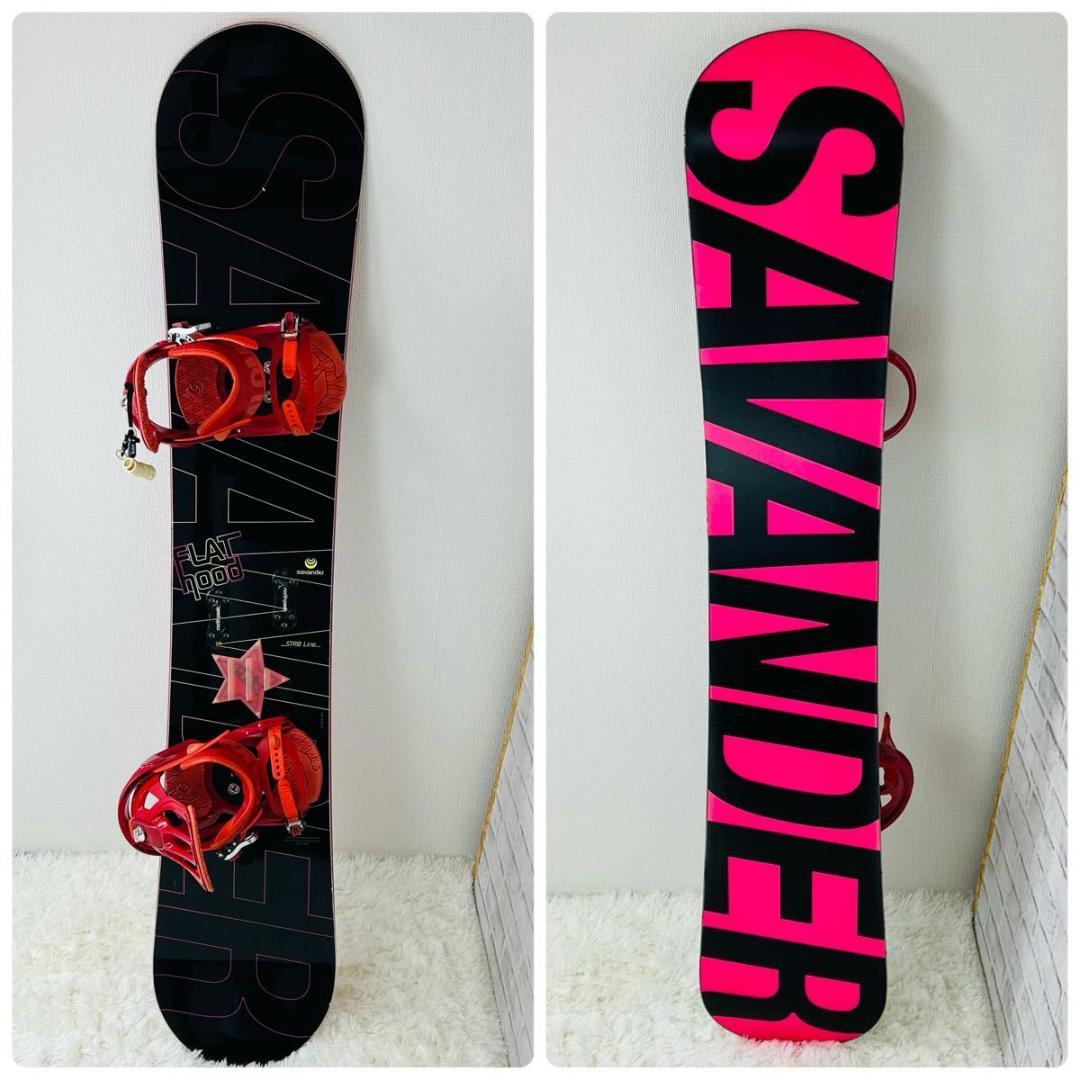 スノーボード SAVANDER ビンディング SALOMON セット 155cm